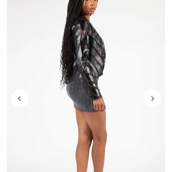 Mesh Vegan Leather jacket from Honey - Picture 2 of 4